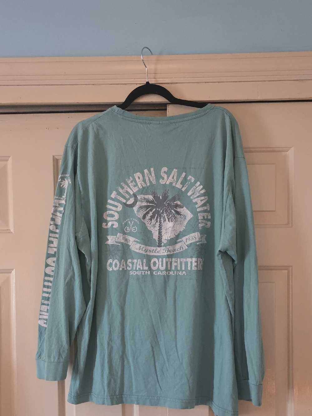 Coastal Outfitter Long Sleeve Tee - Seafoam